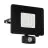 Eglo Wandleuchte Faedo 3 Aluminium Schwarz 31W 3400lm - 850 Kaltweiß | IP65 - Bewegungssensor