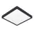 Eglo Deckenleuchte Fueva 6 Plastik Schwarz 13W 2100lm - 827-840-865 CCT