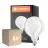 Lot 6x Ledvance LED Classic E27 Globe Dépolie 11W 1521lm - 827 Blanc Très Chaud | Dimmable - Équivalent 100W
